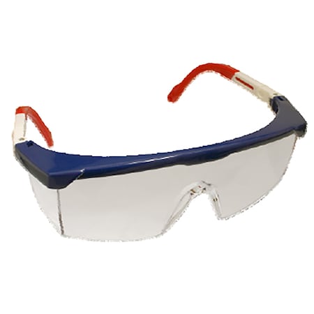 Cordova Retriever II, Safety Glasses, Red/White/Blue, PR EMNWR10S